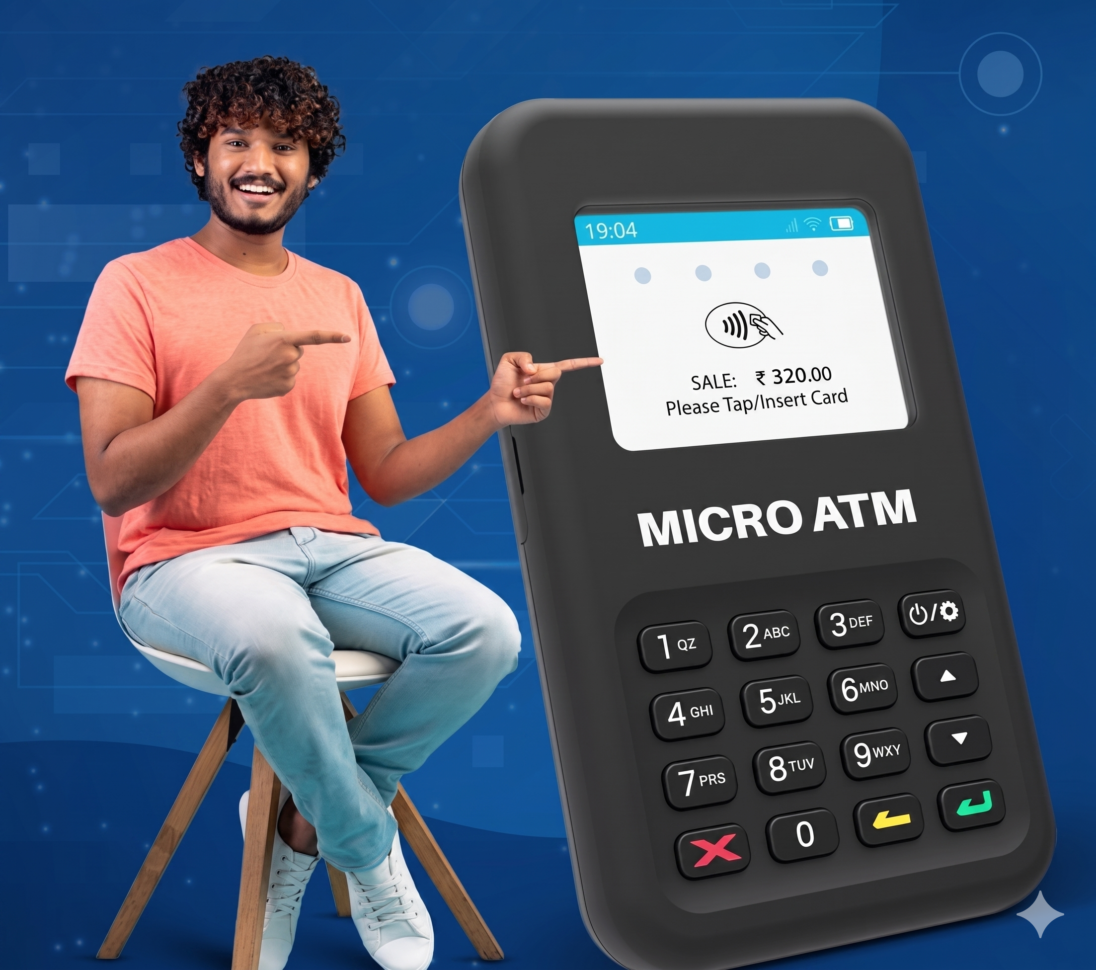 Micro ATM Service Illustration